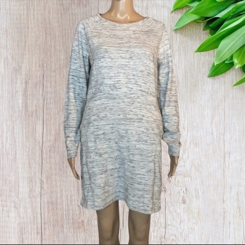 Betsey Johnson Gray Heathered Sweater Dress S